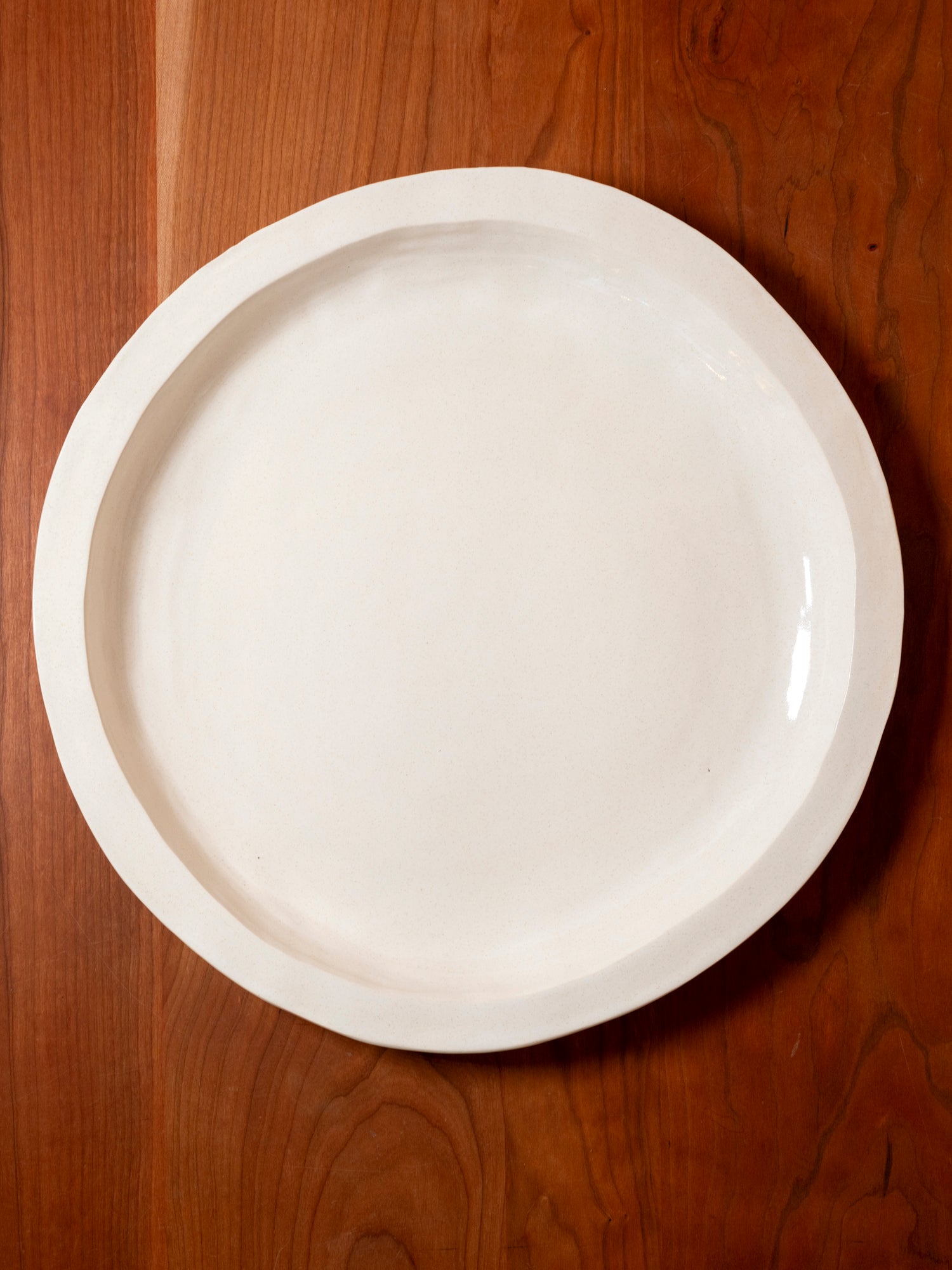 White Round Platters