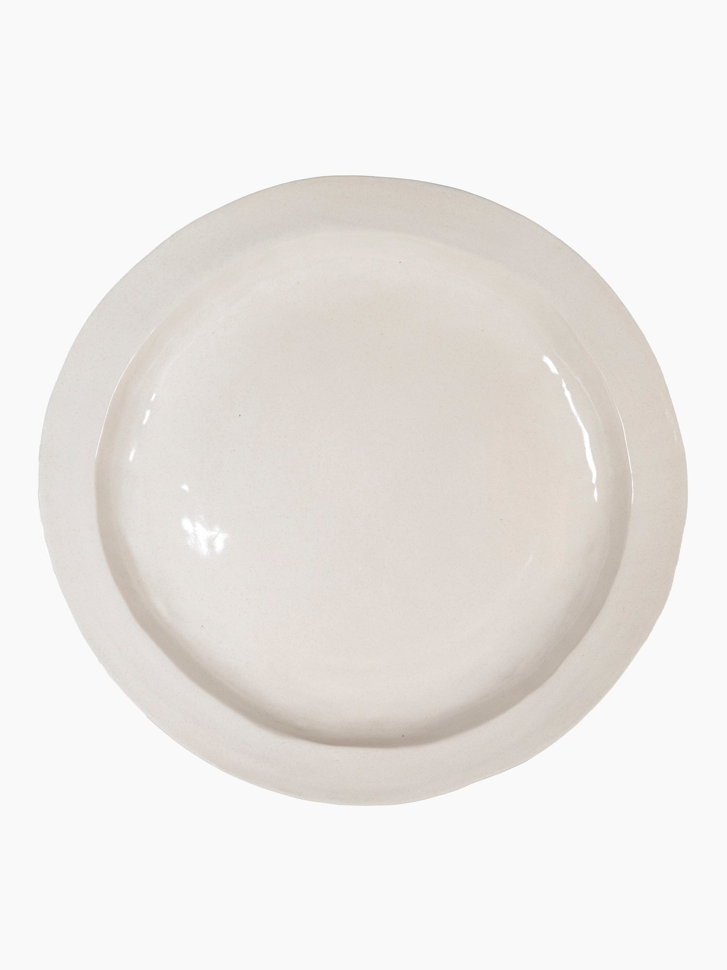 White Round Platters