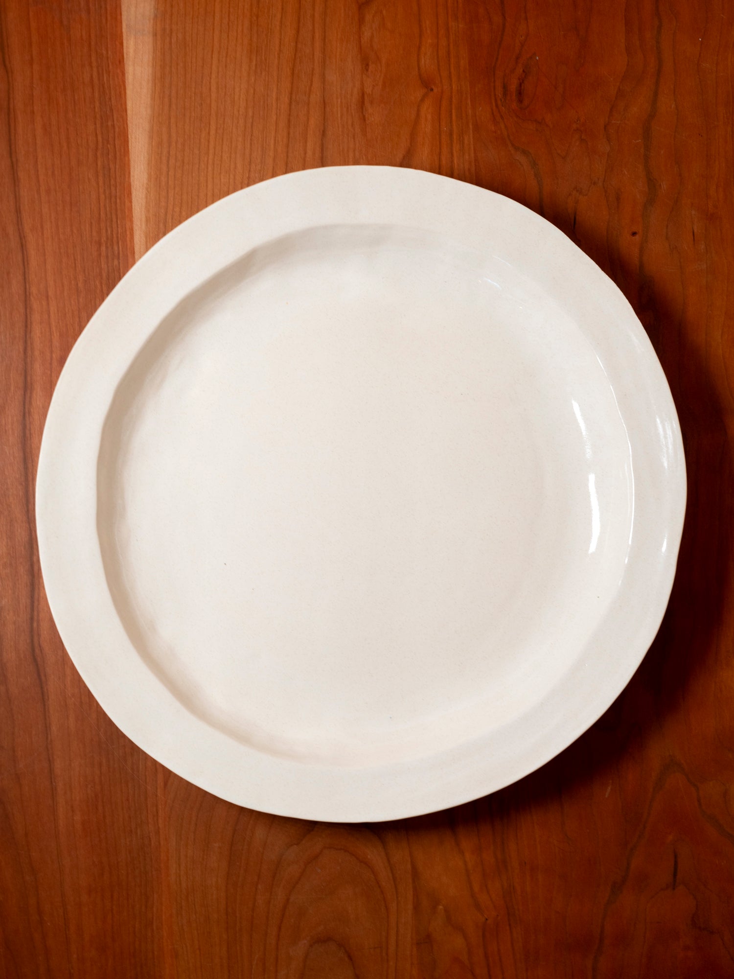 White Round Platters