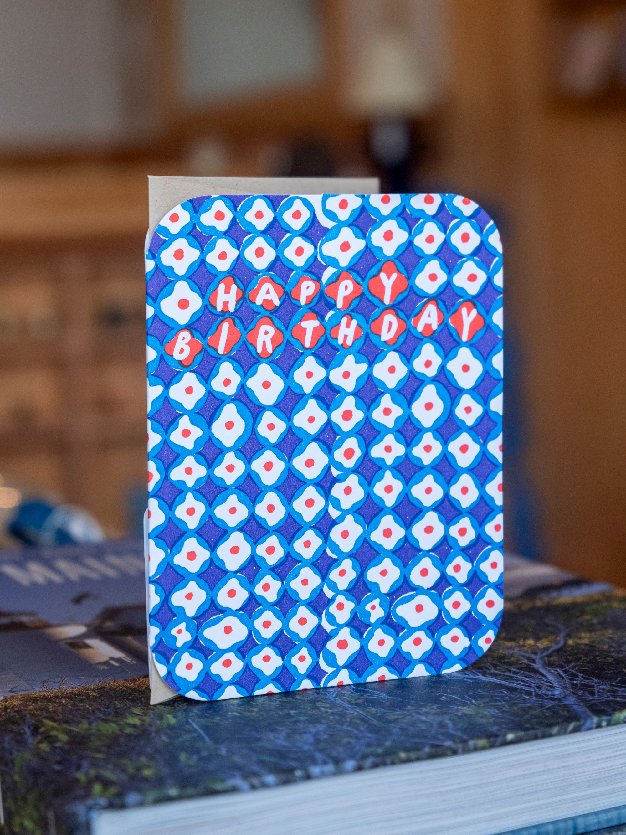 Clover Pattern Birthday Card