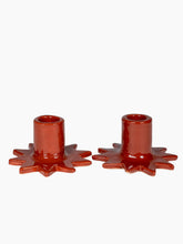 Load image into Gallery viewer, Estrella Candleholders (Cocoa) Set of 2
