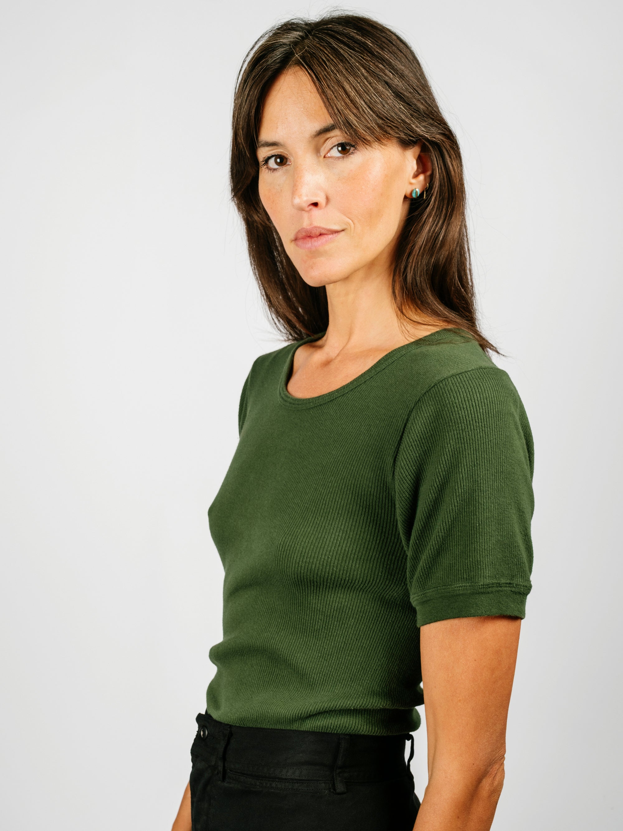 Vintage Berlin Tee | Forest Green