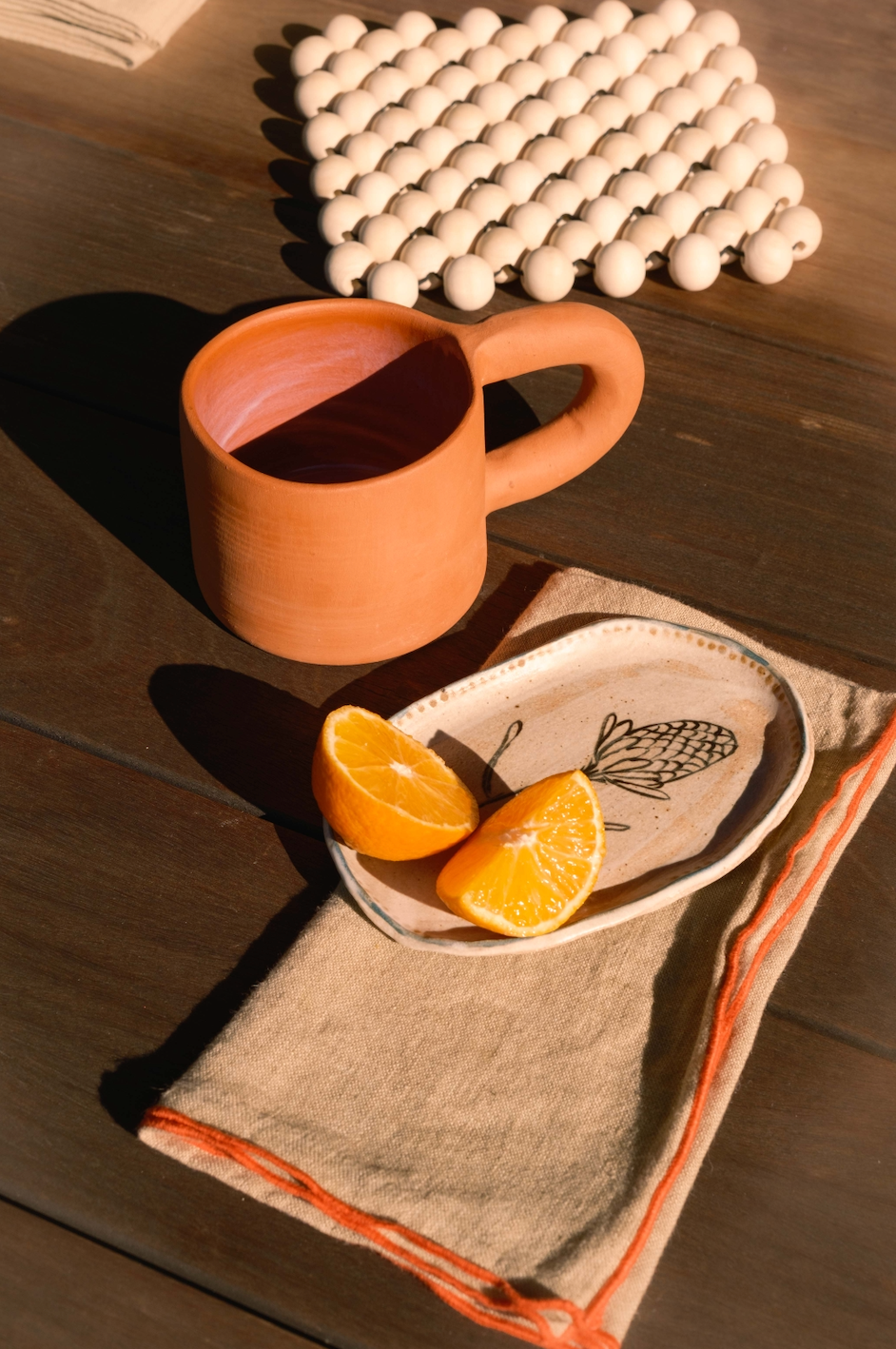 Short Terracotta Mug