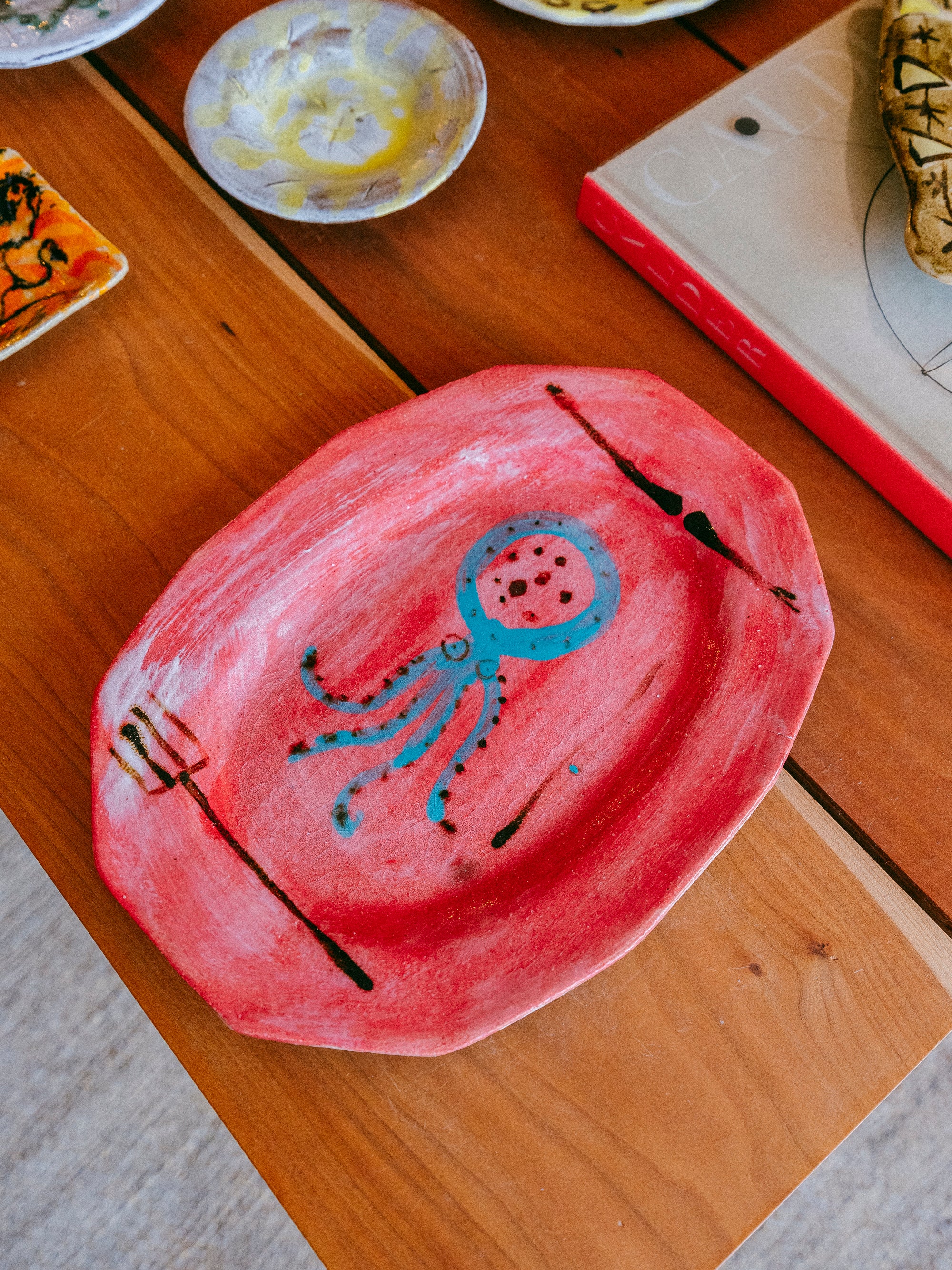 Ceramic Platter | Squid