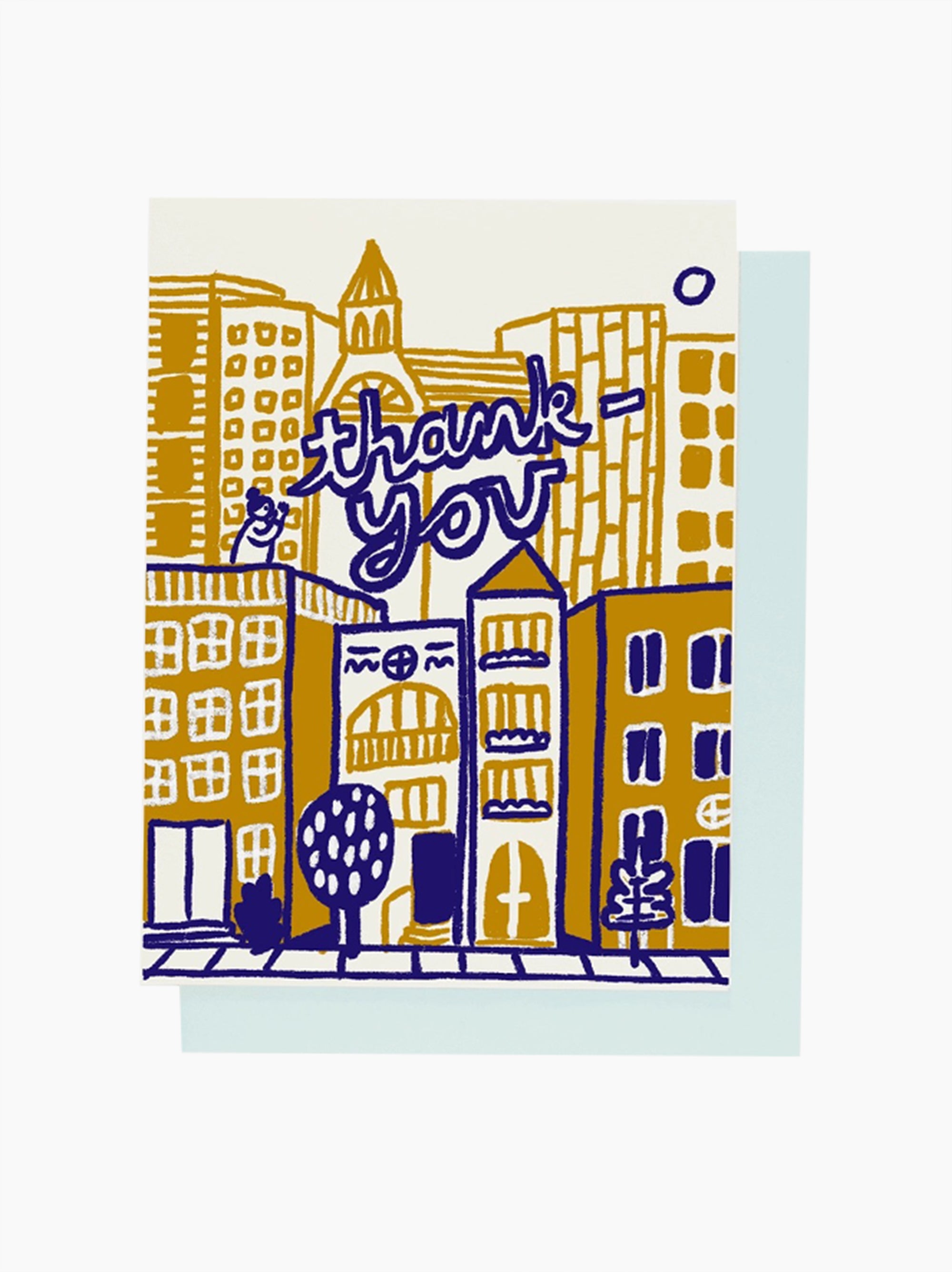 Rooftop Thank You Card