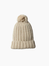 Load image into Gallery viewer, Oatmeal Pom Pom Beanie
