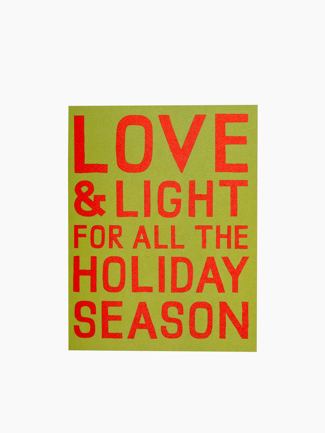Love & Light Holiday Card