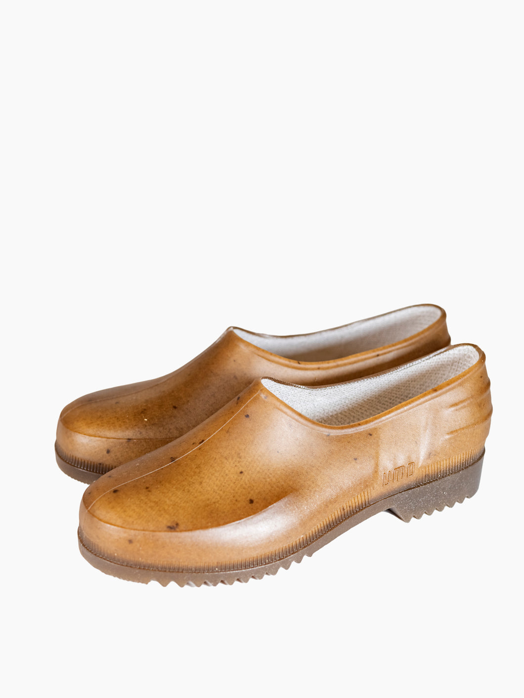 French Recycled Hemp Gardening Clogs in Sepia