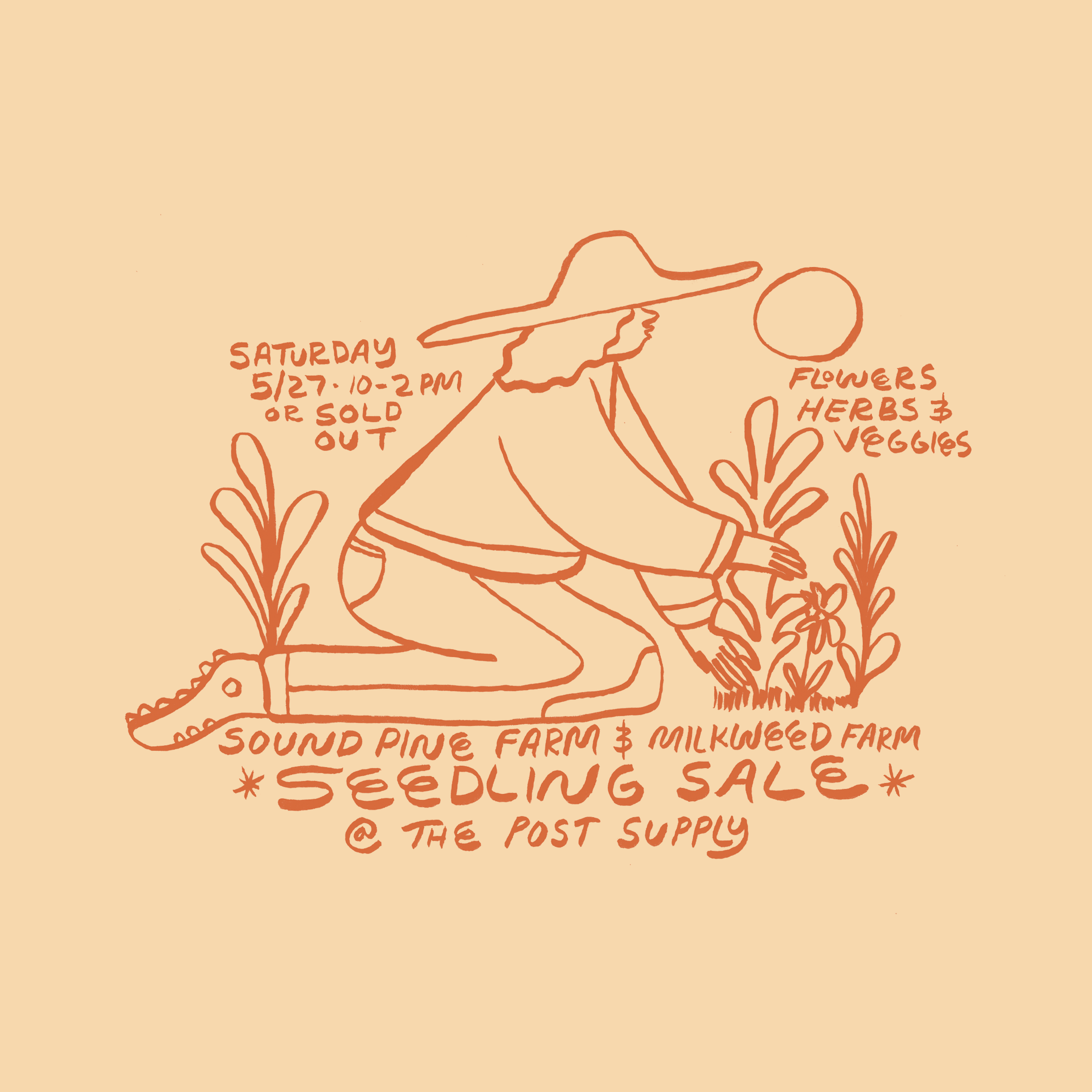 Seedling Sale from Sound Pine Farm x Milkweed Farm The Post Supply