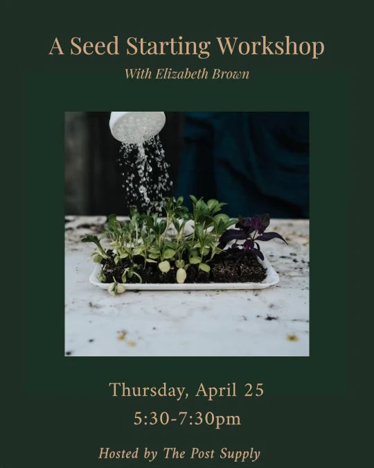 A Seed Starting Workshop