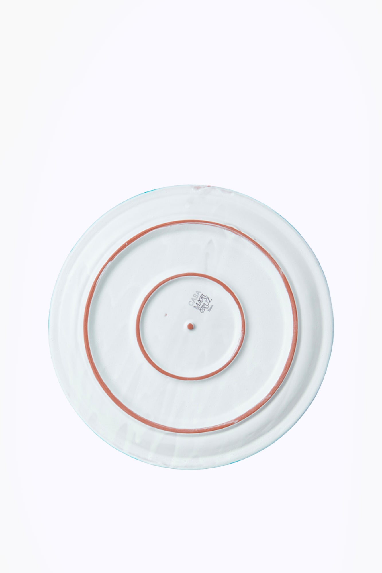 The Candy Cane Dinner Plate | Blue