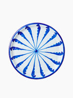 The Candy Cane Dinner Plate | Blue