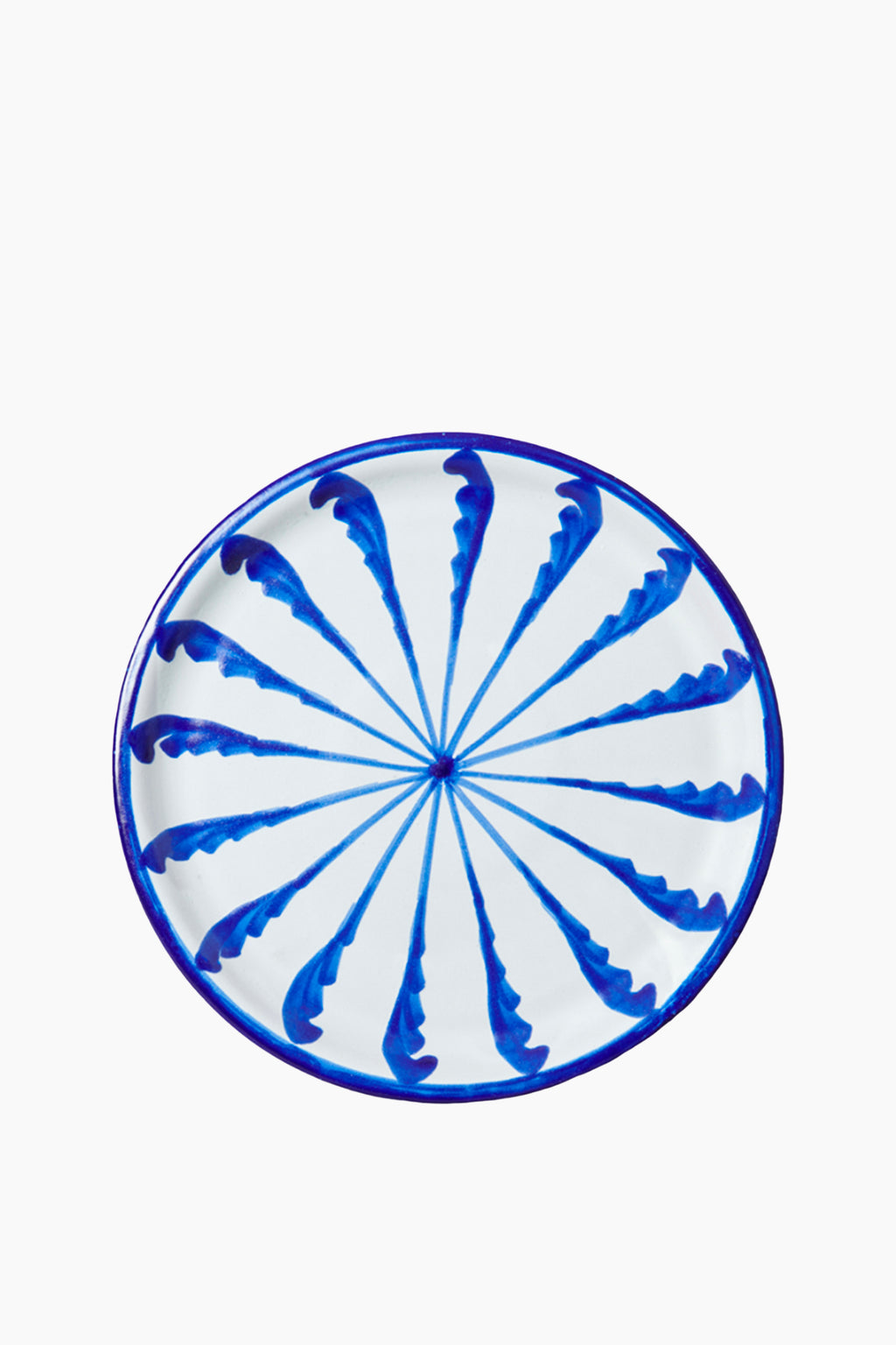 The Candy Cane Dinner Plate | Blue