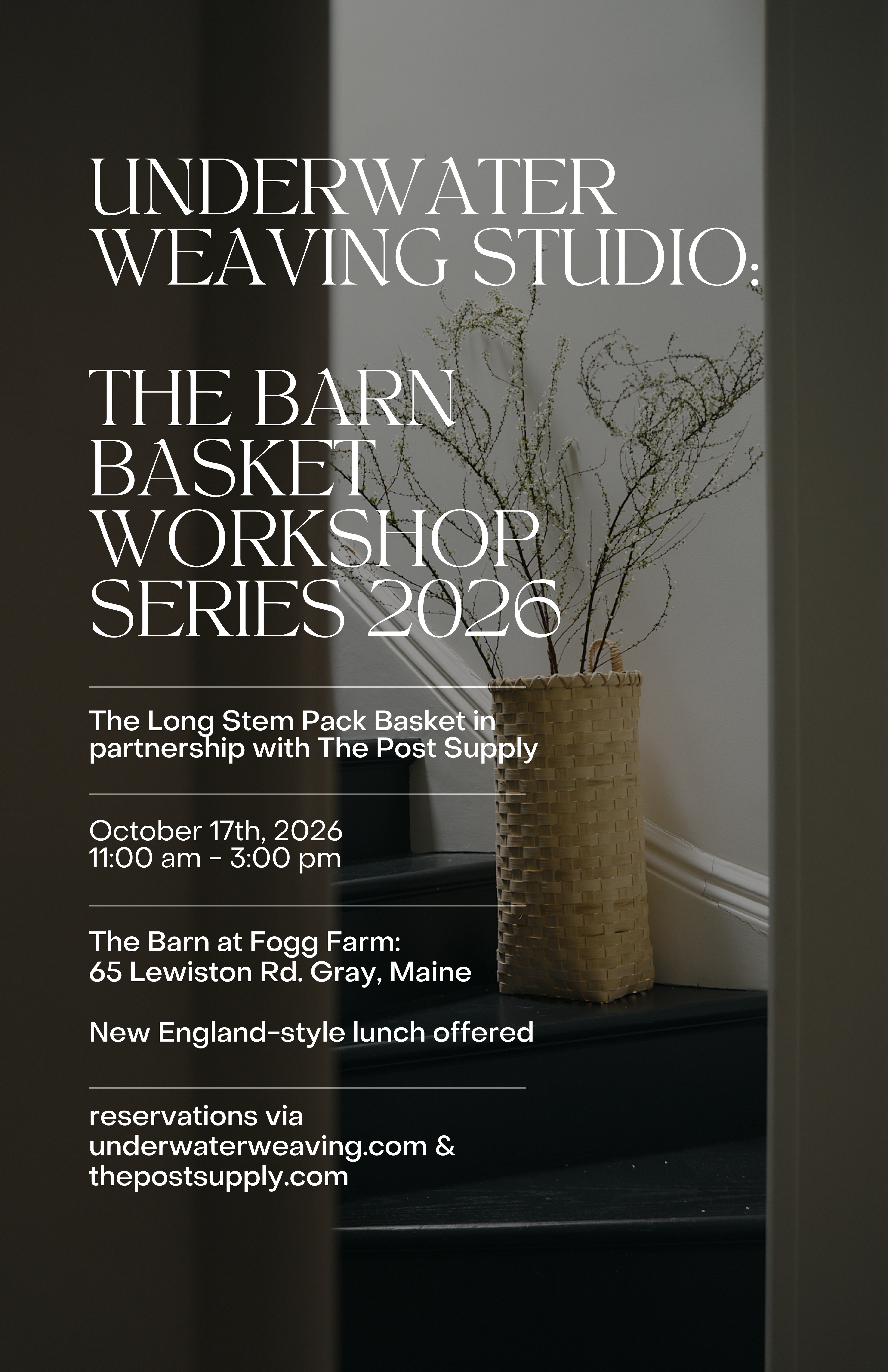 Underwater Weaving x The Post Supply Workshop Series