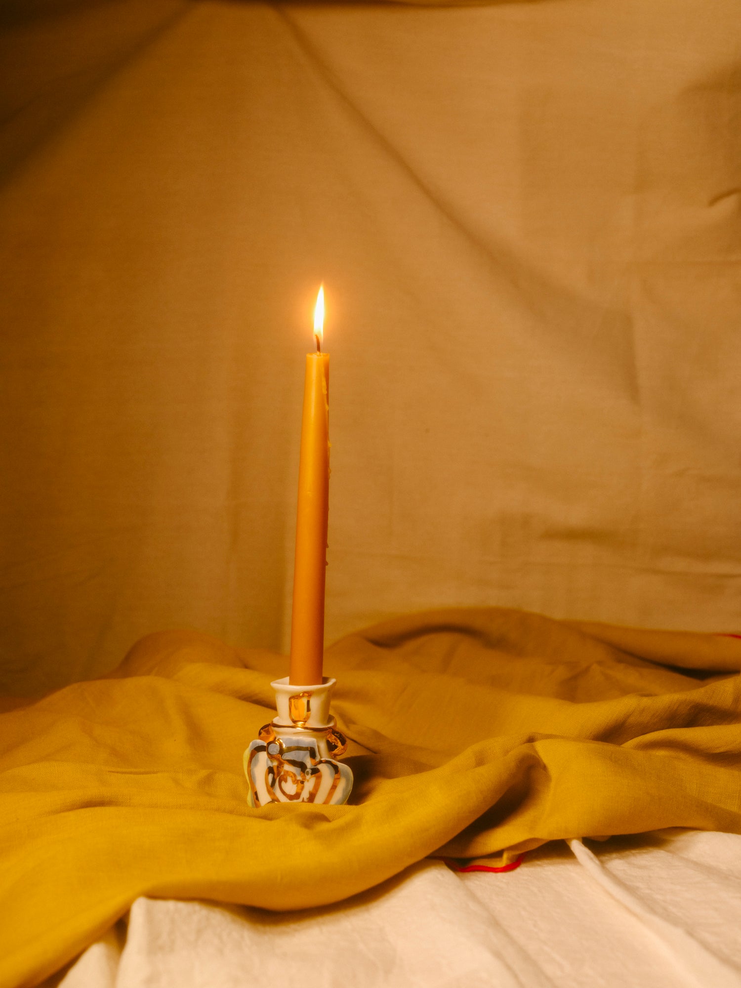 Dominique Ostuni Hand Built Candle Holders