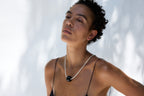 Clay Bead | Milk and Black
