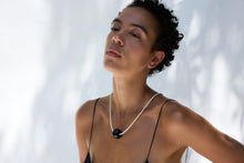 Load image into Gallery viewer, Clay Bead | Milk and Black
