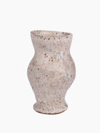 Vase | Speckled Crater White