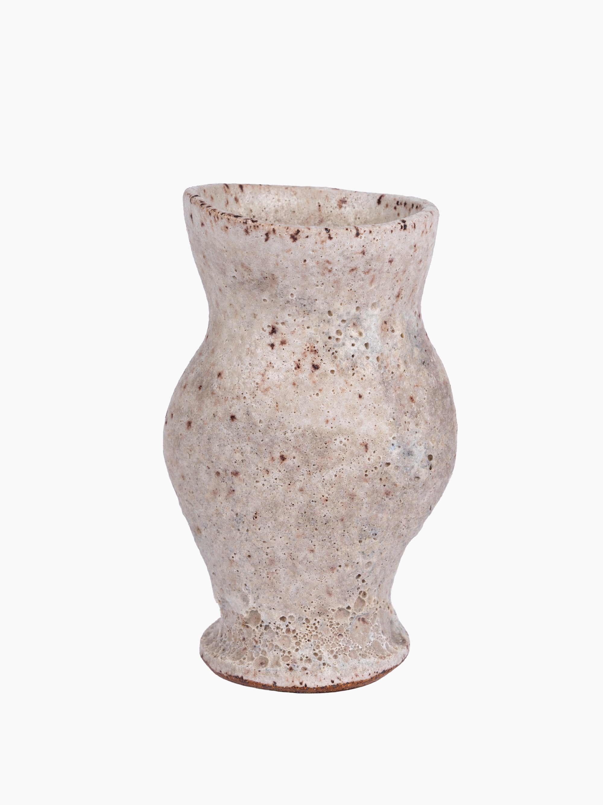 Vase | Speckled Crater White