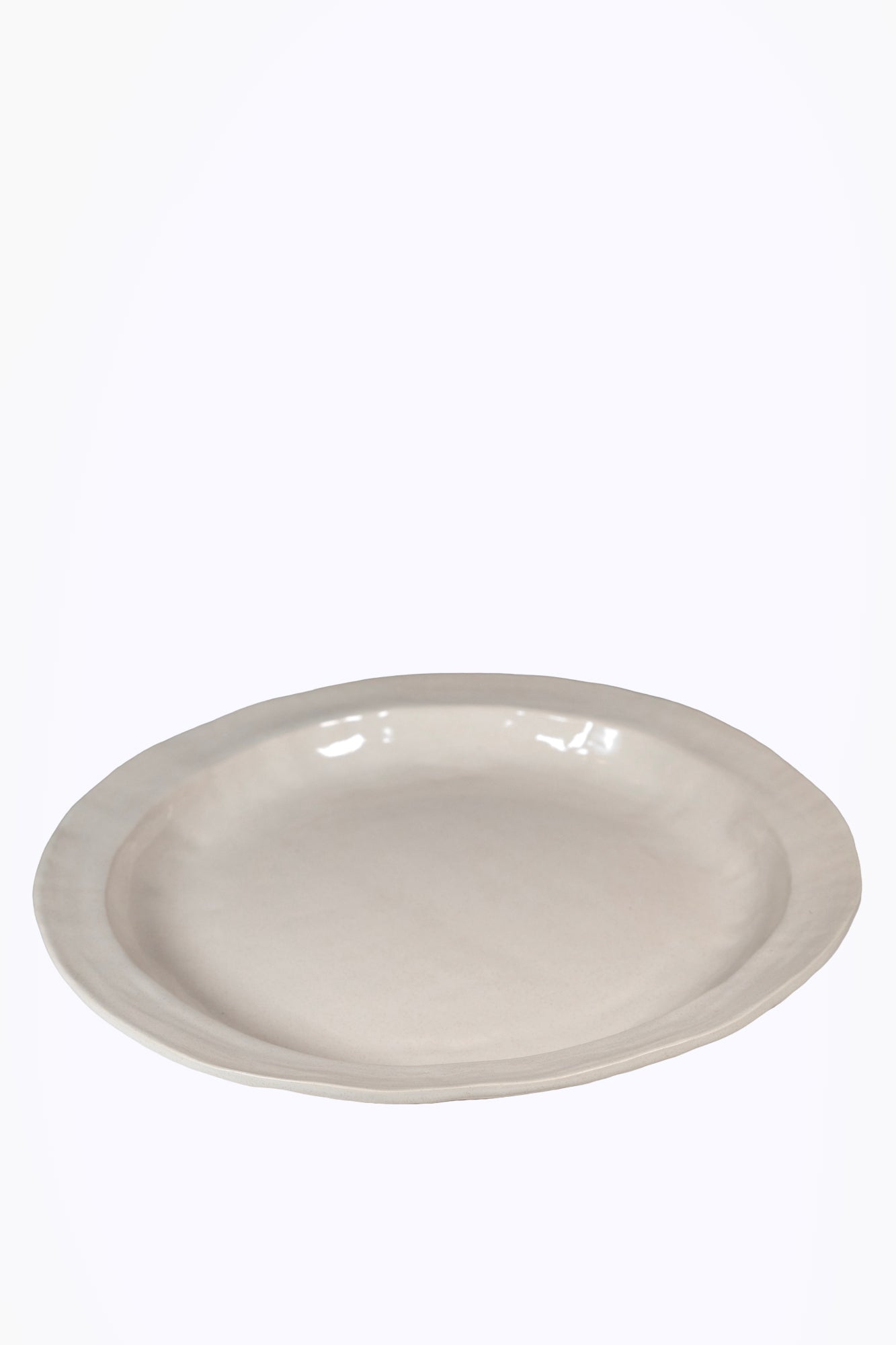 White Round Platters