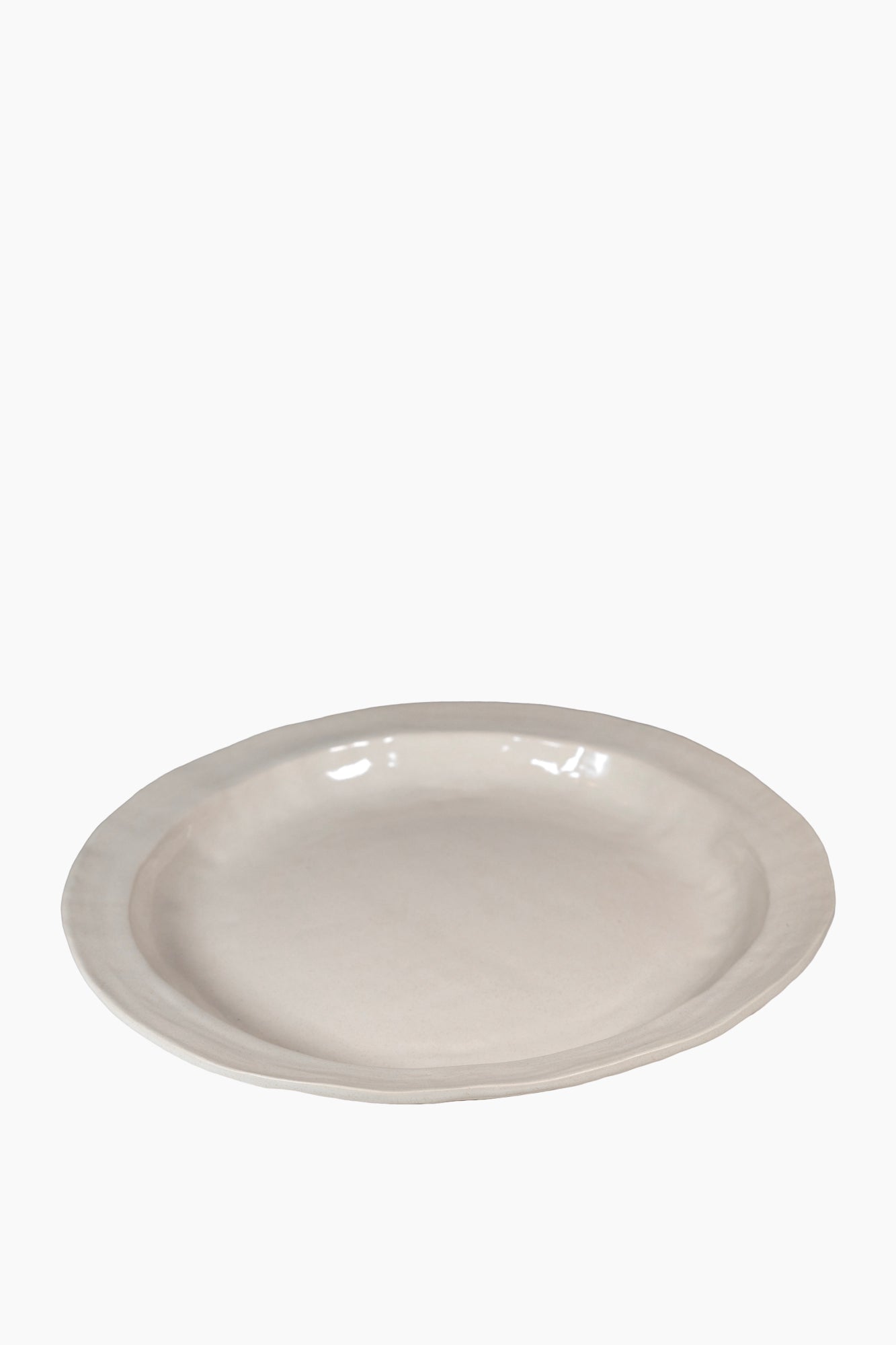 White Round Platters