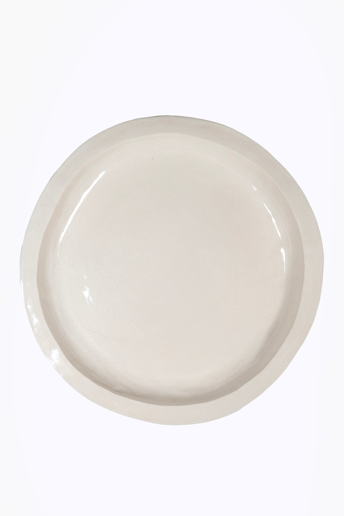 White Round Platters