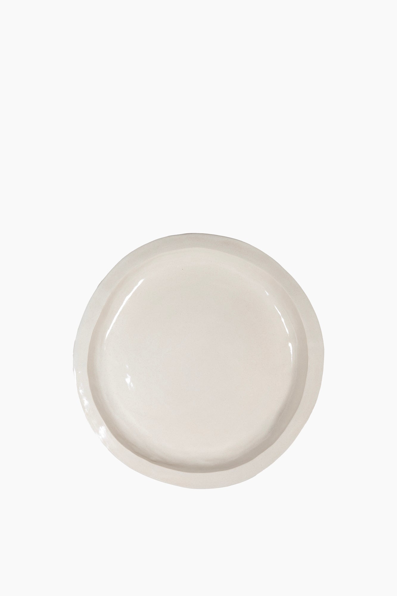 White Round Platters