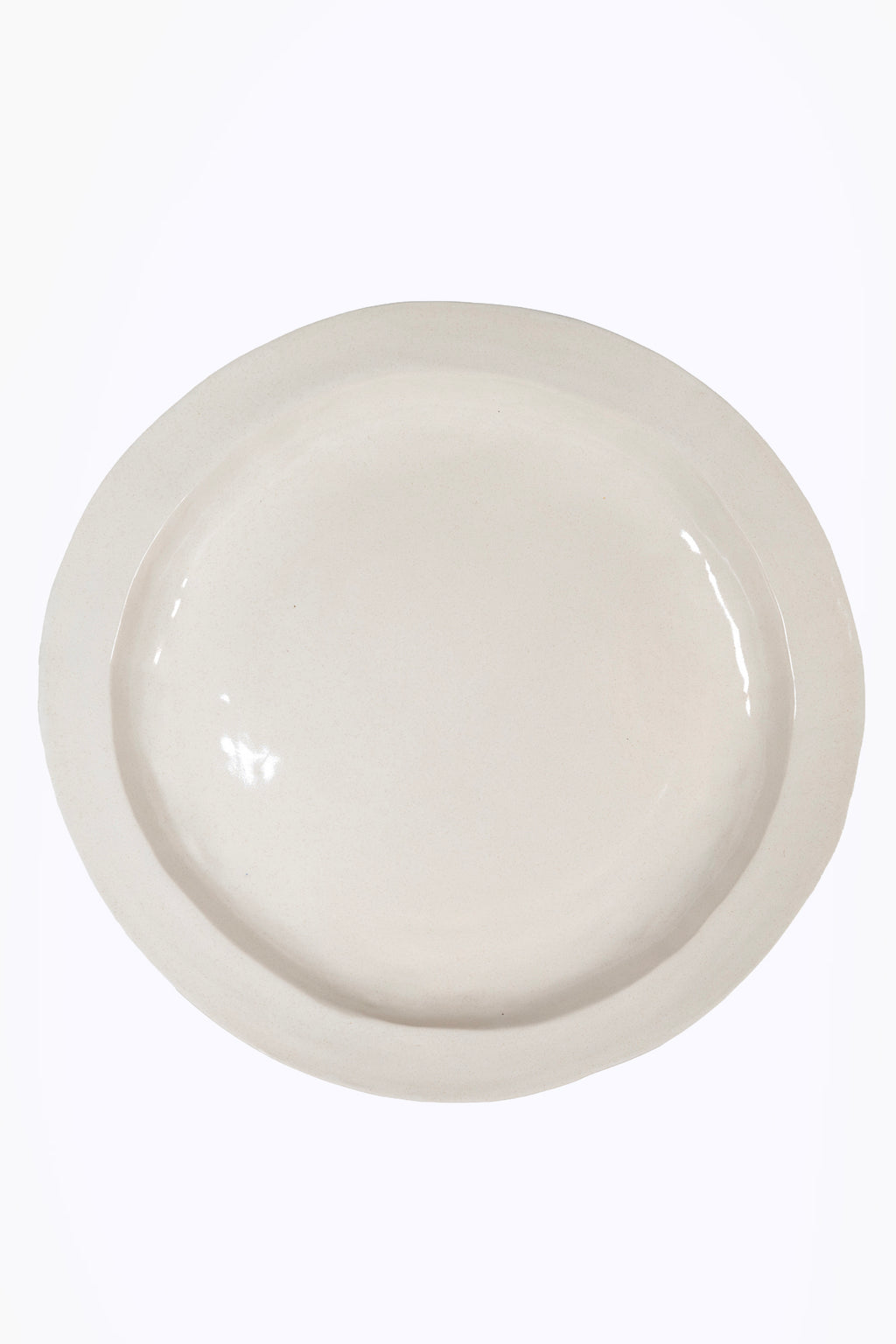 White Round Platters
