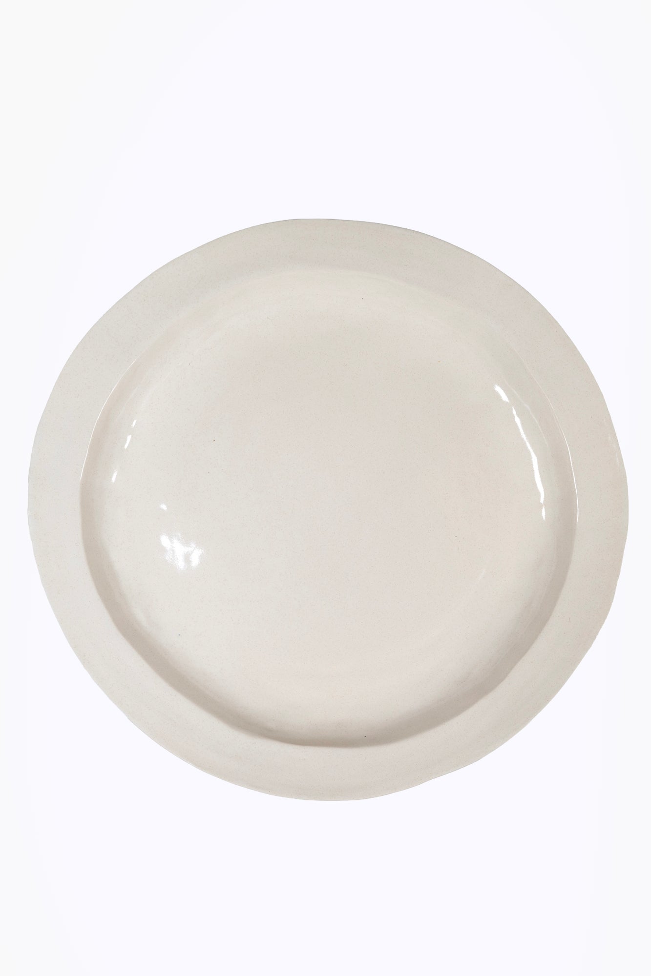 White Round Platters