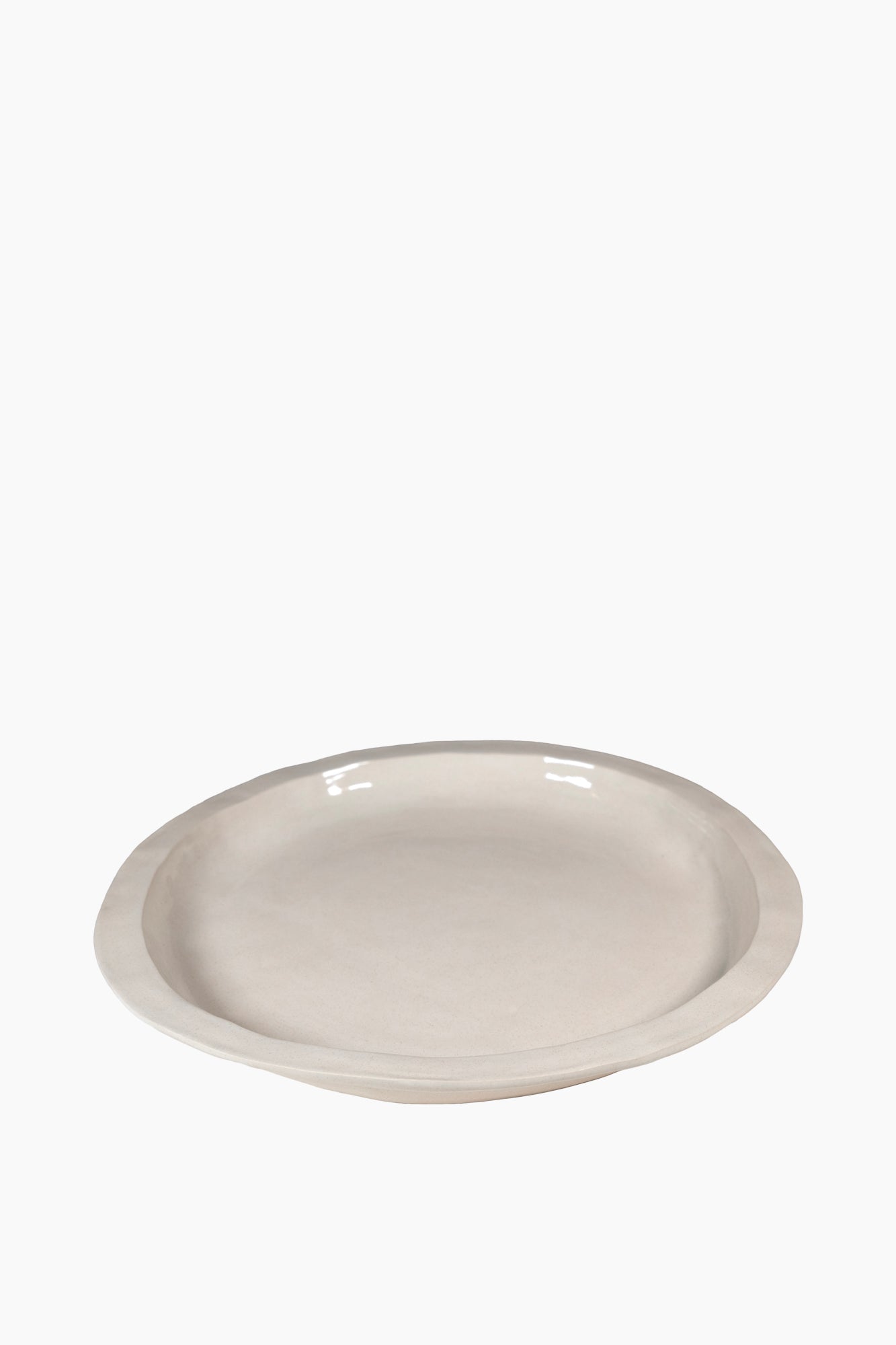 White Round Platters