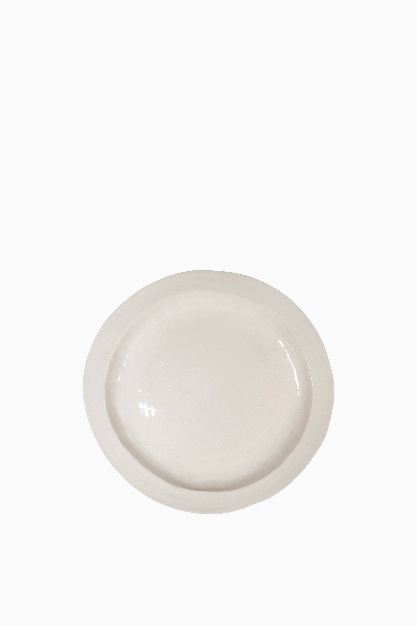 White Round Platters