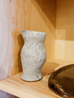 Vase | Speckled Crater White