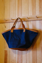 Circle Bottom Canvas Carry All