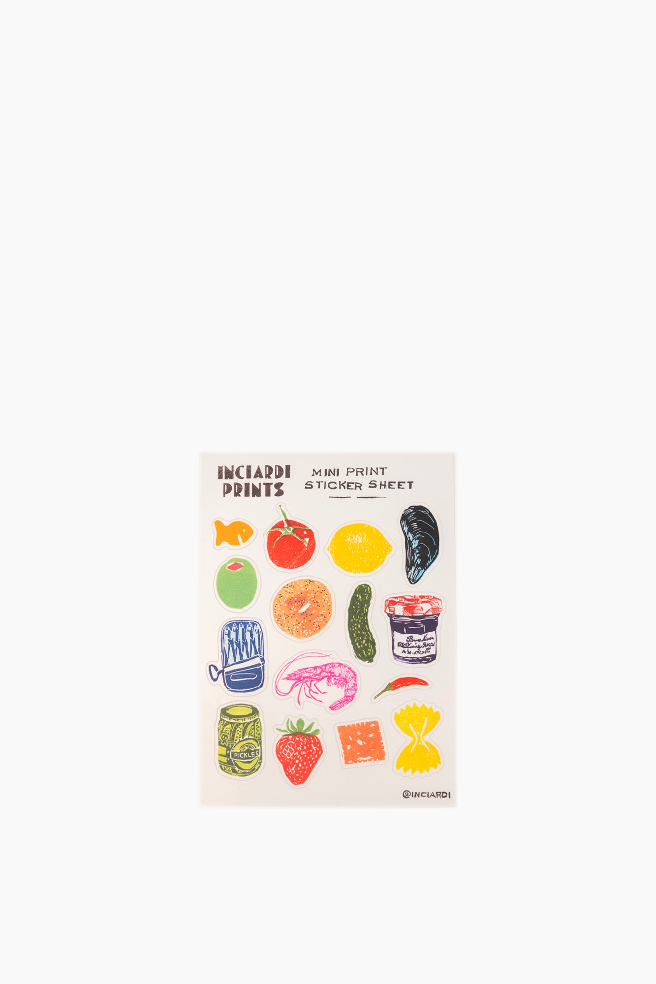 Mini Print Sticker Sheet