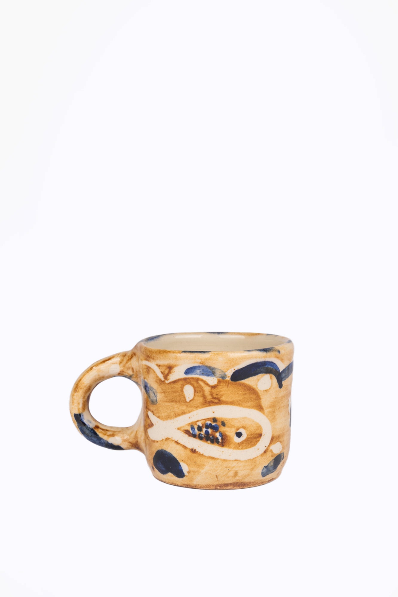 Hand Painted Fish Mug