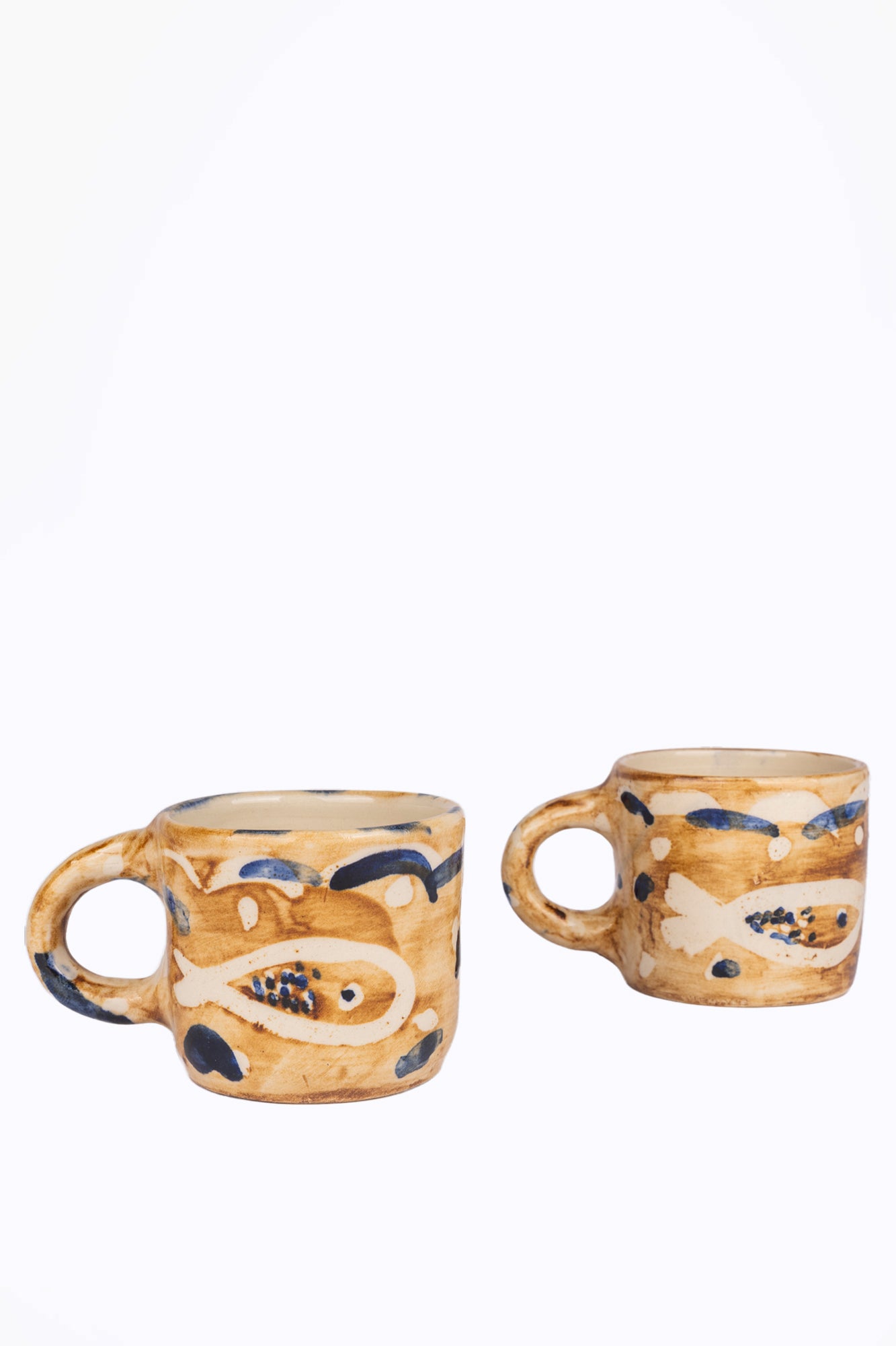 Hand Painted Fish Mug