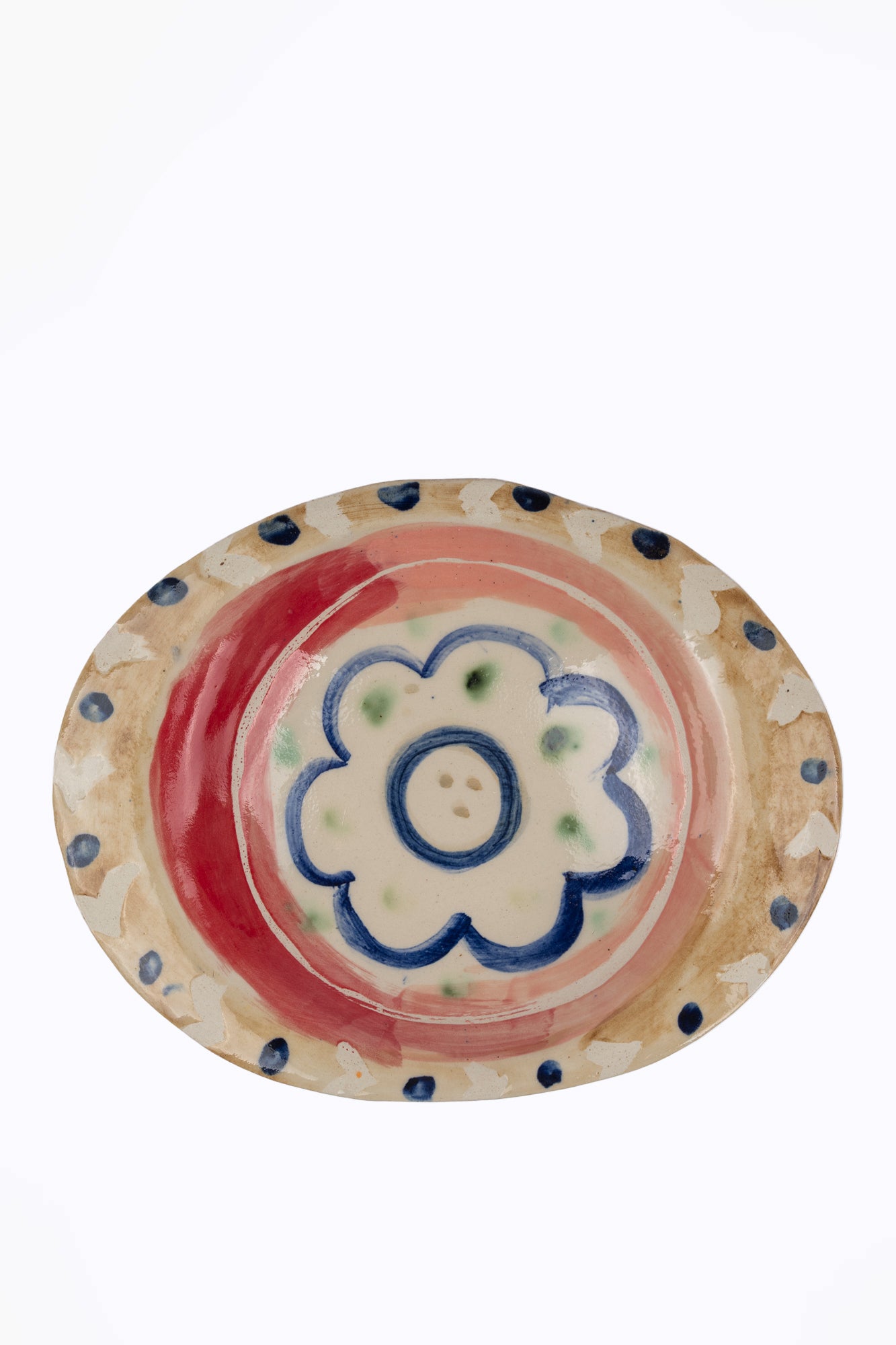 Hand Painted Serving Platter