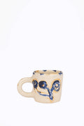 Hand Painted Flower Mug