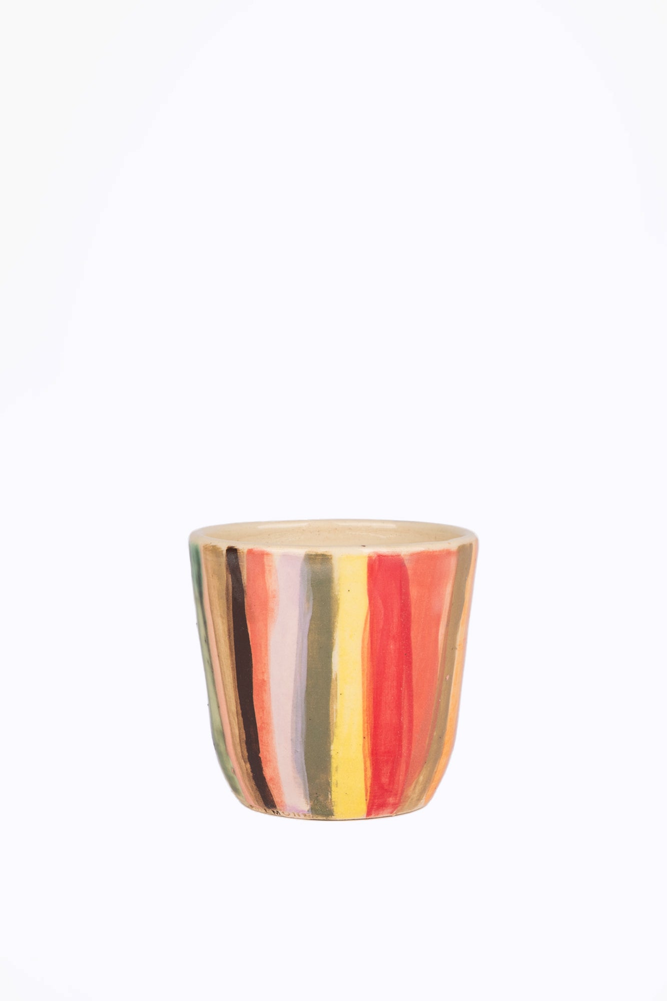 Hand Painted Color Stripe Tumbler