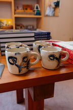 Hand Painted Flower Mug