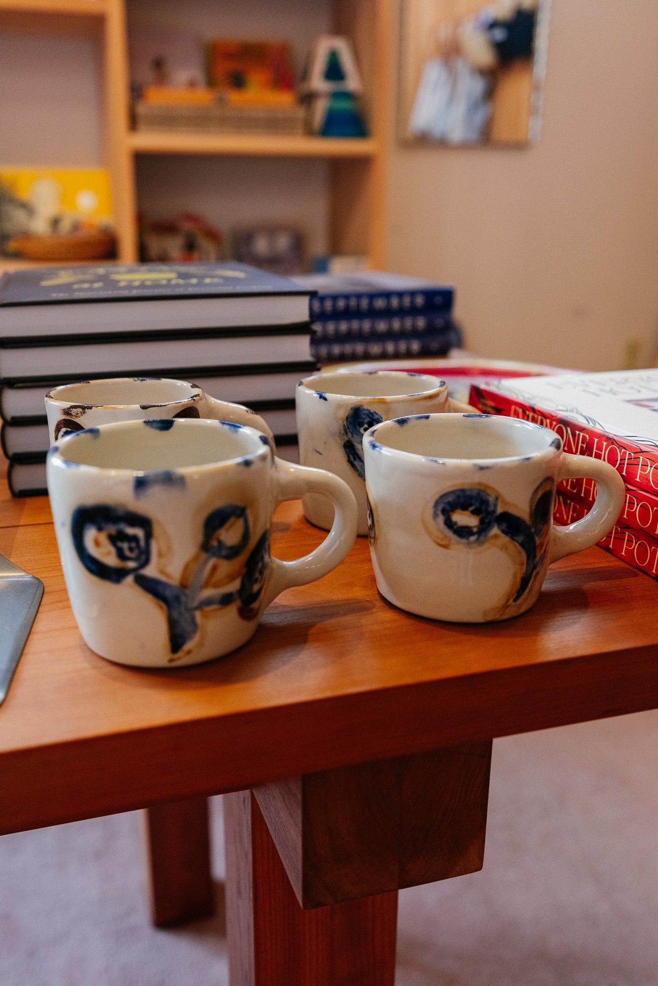 Hand Painted Flower Mug