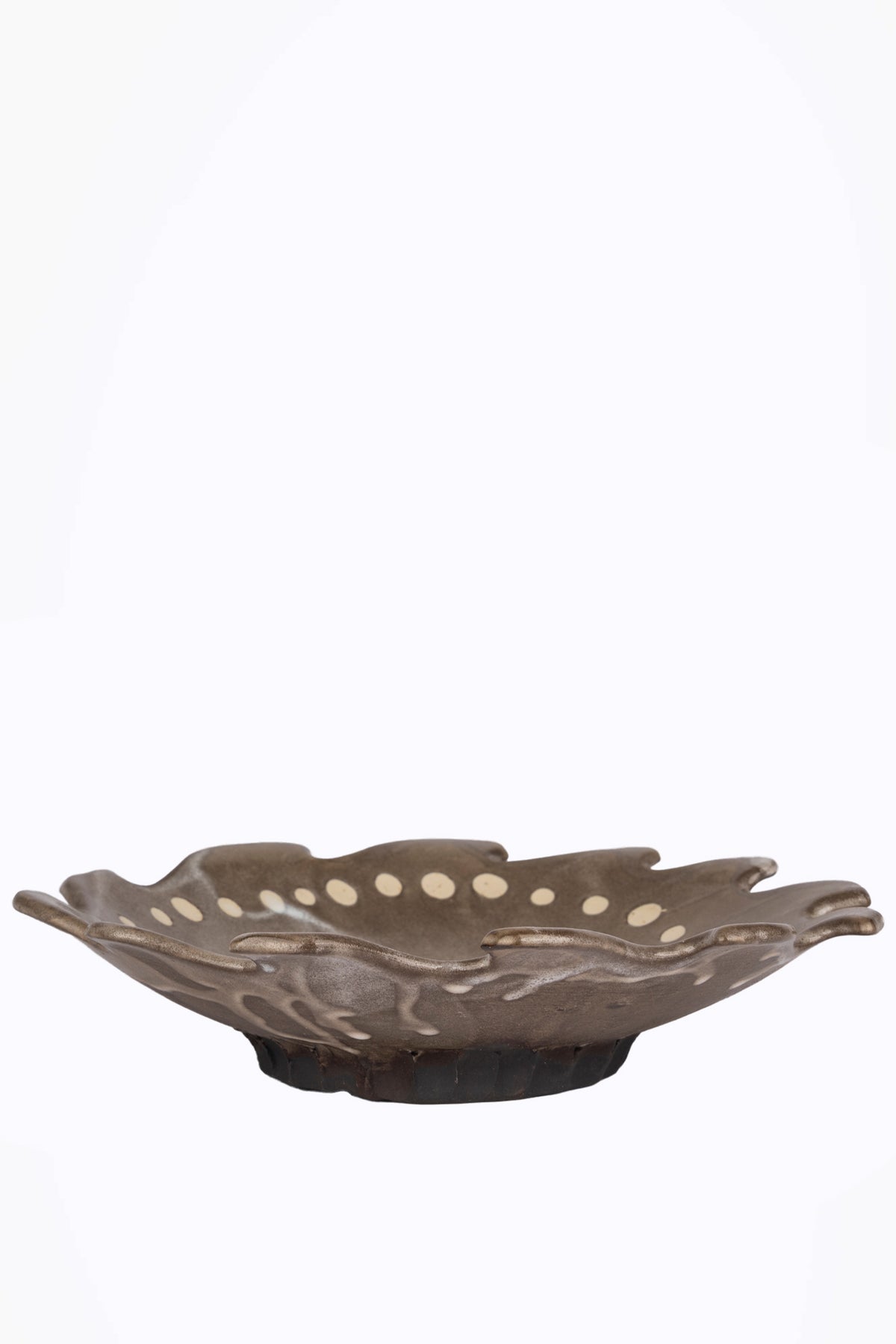 Wavy Dots Serving Bowl