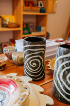 Spiral Nerikomi Vase