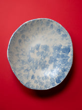 Load image into Gallery viewer, Pedestal Bowl in Blue Sponge
