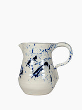 Load image into Gallery viewer, Small Pitcher, Blue Splatter
