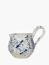 Load image into Gallery viewer, Small Pitcher, Blue Splatter
