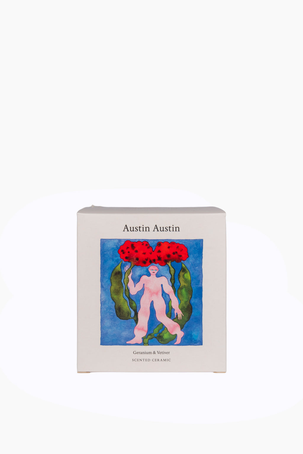 Geranium & Vetiver Ceramic Sculpture