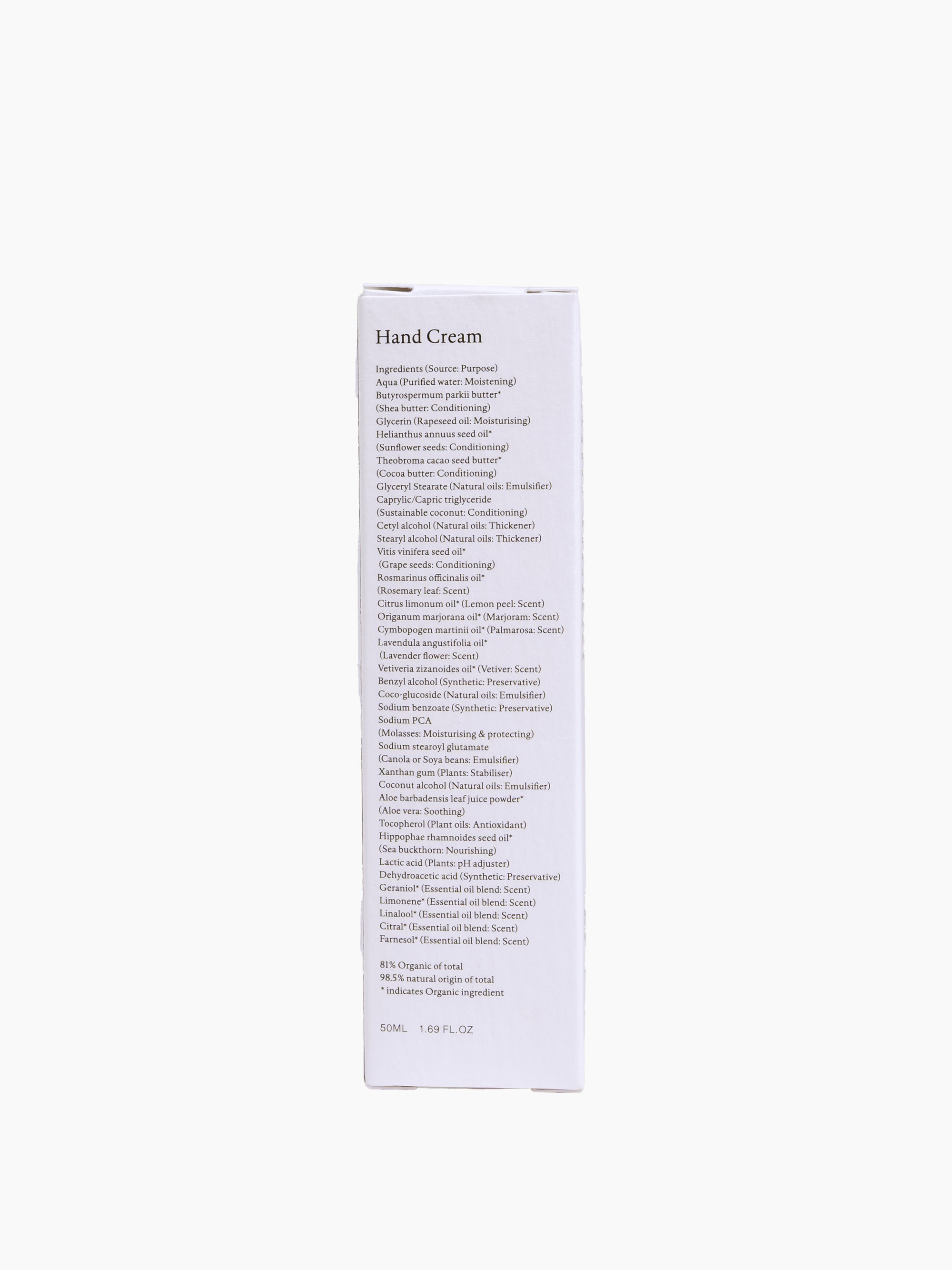 Palmarosa & Vetiver Hand Cream