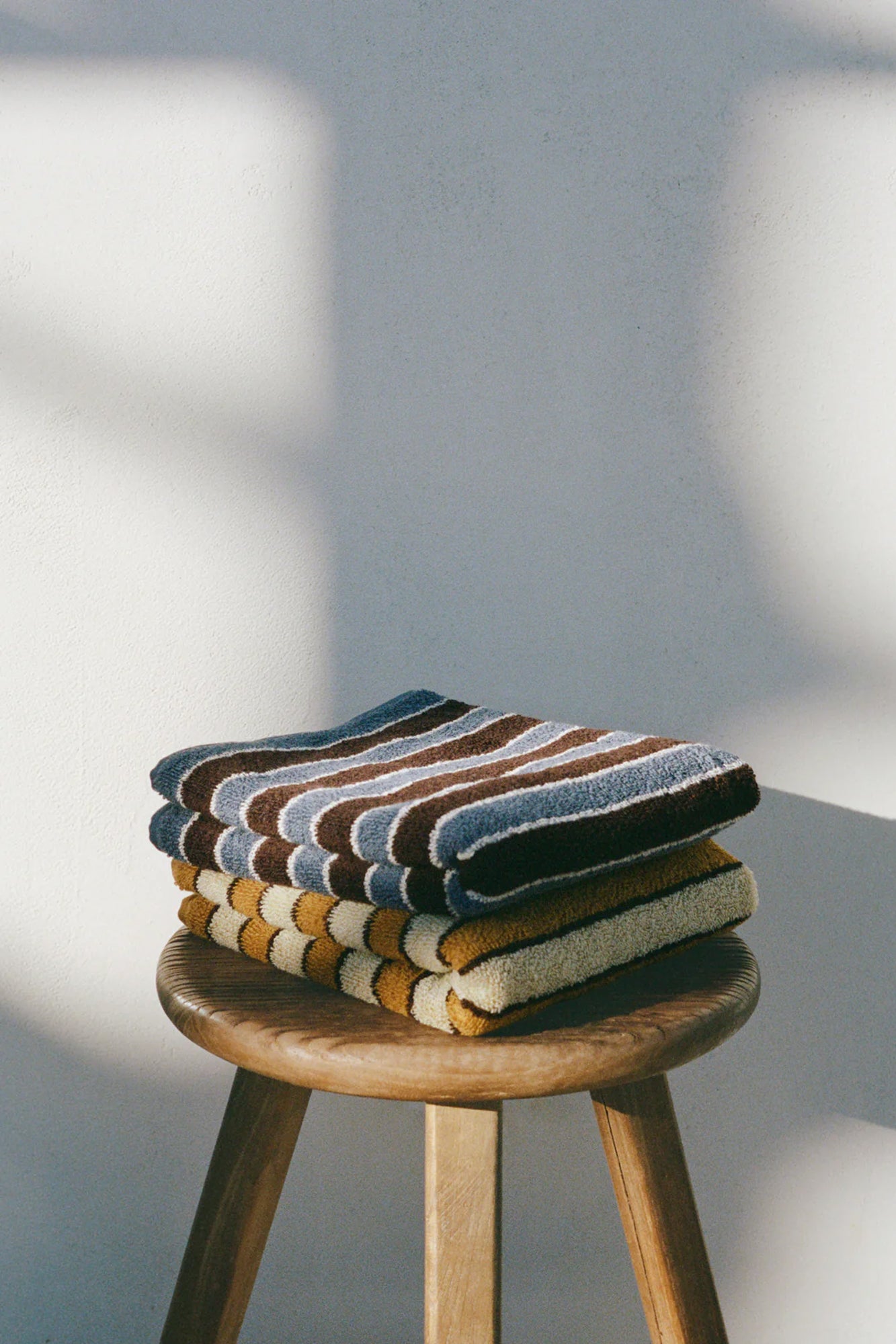 Organic Cotton Blue Clay Helena Towels