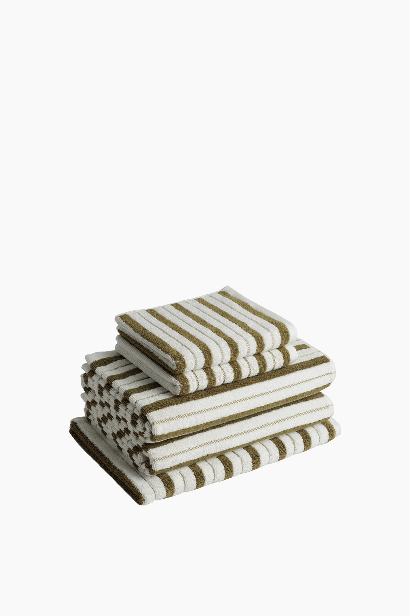 Organic Cotton Lake House Stripe Towels | Caper & Chalk
